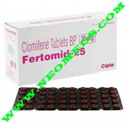 Fertomid 25 - Clomiphene - Cipla, India