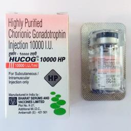 HCG HUCOG 10000iu - Human Chorionic Gonadotropin - Bharat Serums And Vaccines Ltd, India