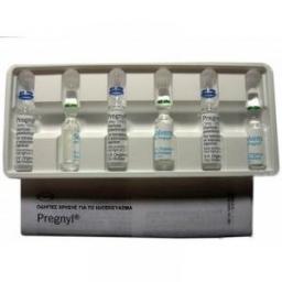 HCG Pregnyl 1500 - Human Chorionic Gonadotrophin - Organon Ilaclari, Turkey