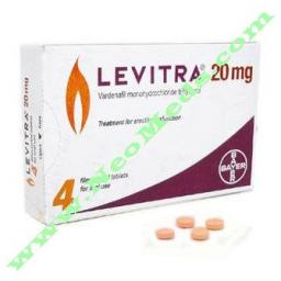 Levitra 20 mg - Vardenafil - Bayer Schering, Turkey