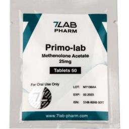 Primo-lab 25 - Methenolone Acetate - 7Lab Pharma, Switzerland