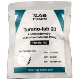 Turano-lab 20 - 4-Chlorodehydromethyltestosterone - 7Lab Pharma, Switzerland